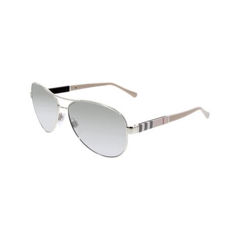 burberry aviators silver|Burberry aviator sunglasses women.